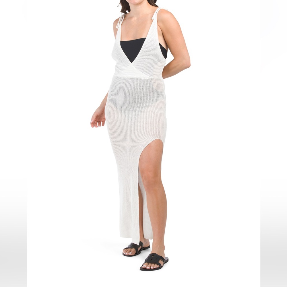 LSPACE Kihei Dress White Size Large. NWT